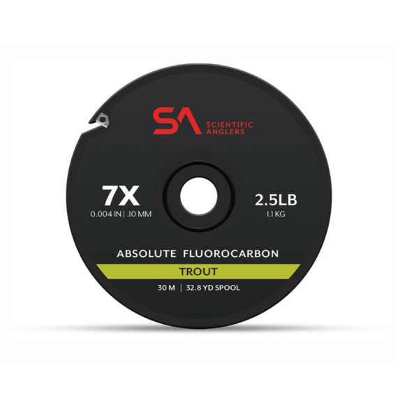 SA Absolute Fluorocarbon Trout Tafsmaterial i gruppen Krok & Småplock / Tafsar & Tafsmaterial / Tafsmaterial / Tafsmaterial Flugfiske hos Fishline (135450r)