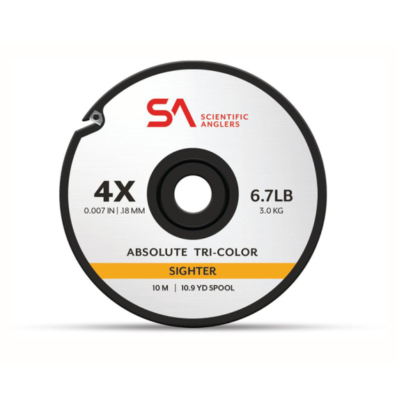 SA Absolute Tri-Color Sighter i gruppen Krok & Småplock / Tafsar & Tafsmaterial / Tafsmaterial / Tafsmaterial Flugfiske hos Fishline (135740r)