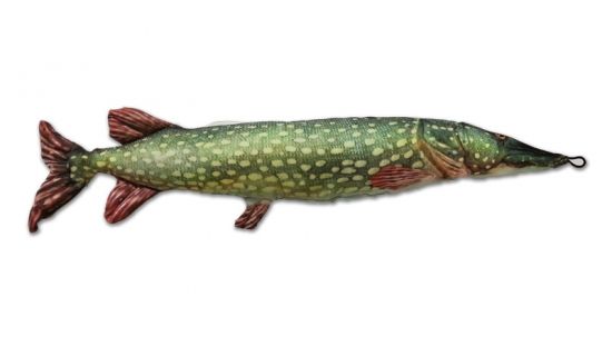 Mjukisdjur Gädda 80 cm Fladen i gruppen Övrigt / Mjukisfiskar & Troféfiskar hos Fishline (36-5002)