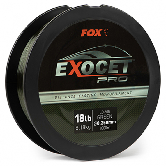 Fox Exocet Pro Low Vis Green, 1000m i gruppen Fiskelinor / Nylonlinor hos Fishline (CML188r)