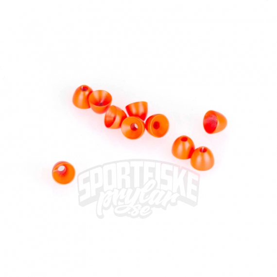 Coneheads L (6,3mm) - Fluo Orange i gruppen Krok & Småplock / Flugbindning / Flugbindningsmaterial / Förtyngning hos Fishline (FD-C1612)