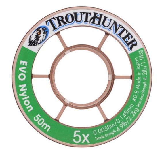 Trout Hunter Nylon EVO Tippet 50m i gruppen Krok & Småplock / Tafsar & Tafsmaterial / Tafsmaterial / Tafsmaterial Flugfiske hos Fishline (TH50211r)