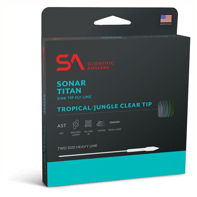 SA Sonar Titan Tropical Clear Tip Sand/Horizon/Clear WF Fluglina