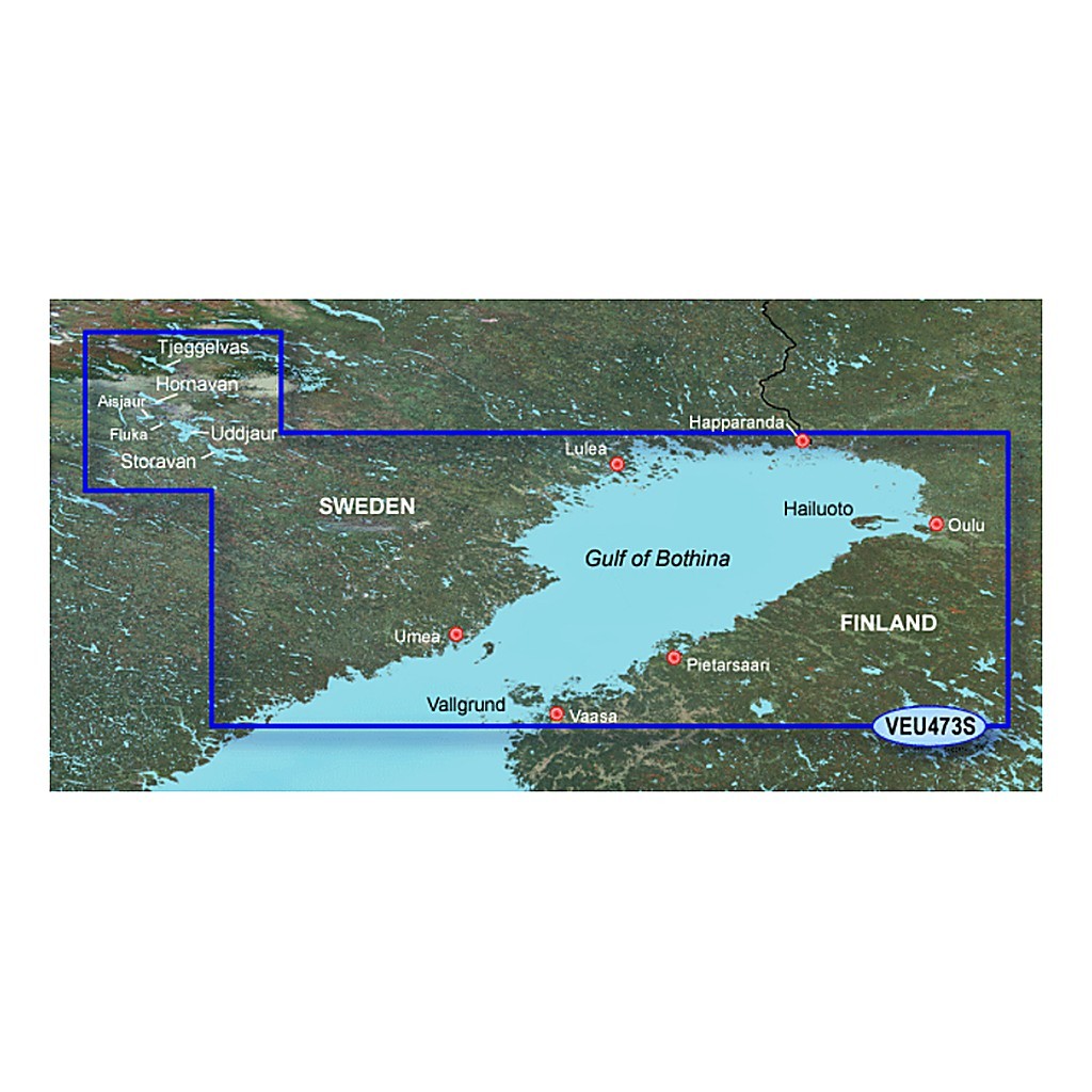 Garmin Bluechart G3 Vision 473S Övik-Haparanda i gruppen Marinelektronik & Båt / Sjökort & Kartor hos Fishline (010-C0817-00)