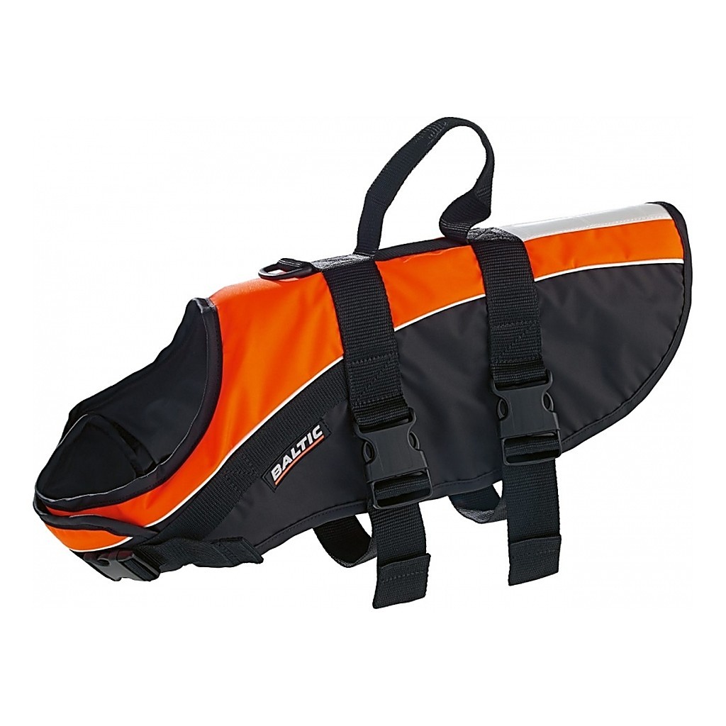 Baltic Mascot Hundväst Svart/Orange i gruppen Kläder & Skor / Flytplagg / Flytvästar / Hund- & kattflytvästar hos Fishline (0430-000-0r)