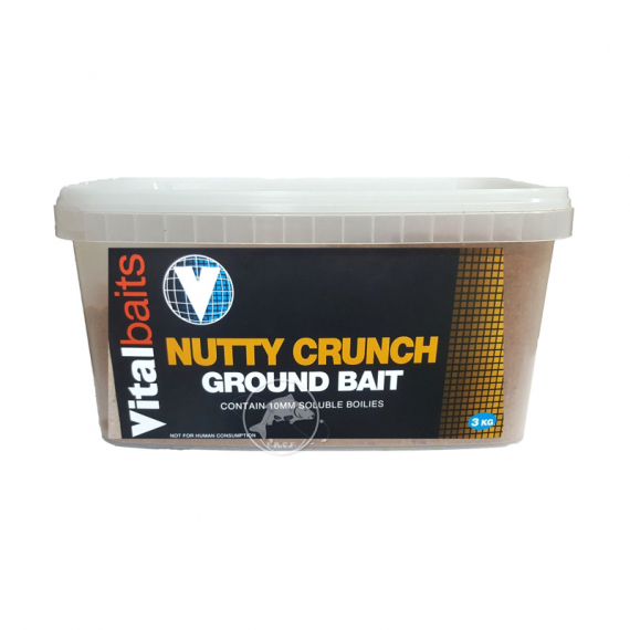 Vital Baits Groundbait Nutty Crunch Bucket 3kg i gruppen Fiskedrag / Boilies, Krokbeten & Mäsk / Mäsk / Groundbait hos Fishline (08-0009)