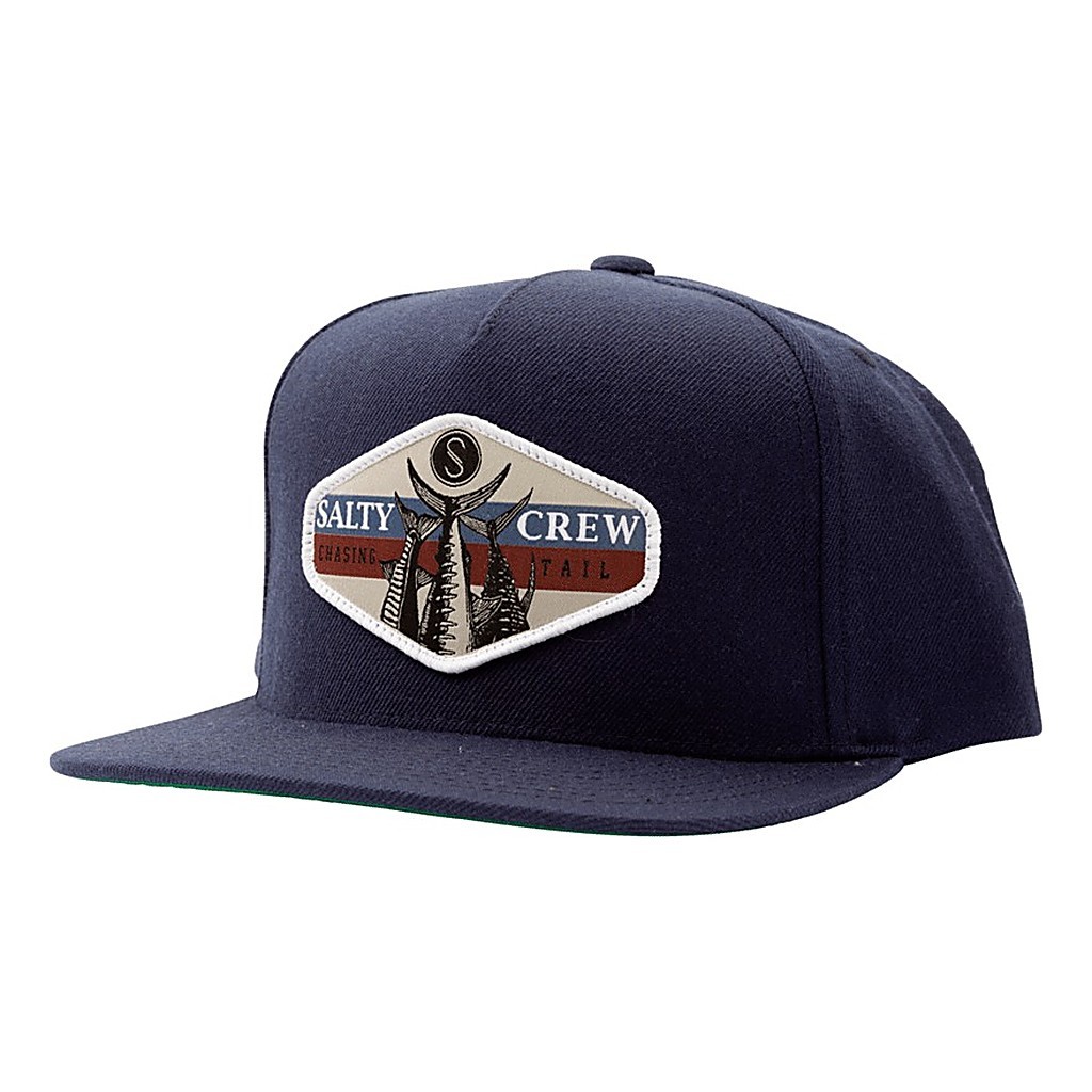 Salty Crew High Tail 5 Panel Navy i gruppen Kläder & Skor / Kepsar & Huvudbonader / Kepsar hos Fishline (0804046232247)