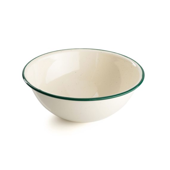 GSI Outdoors Deluxe Enamalware Bowl Cream i gruppen Outdoor / Friluftskök & Redskap / Tallrikar & Skålar / Skålar hos Fishline (08314)