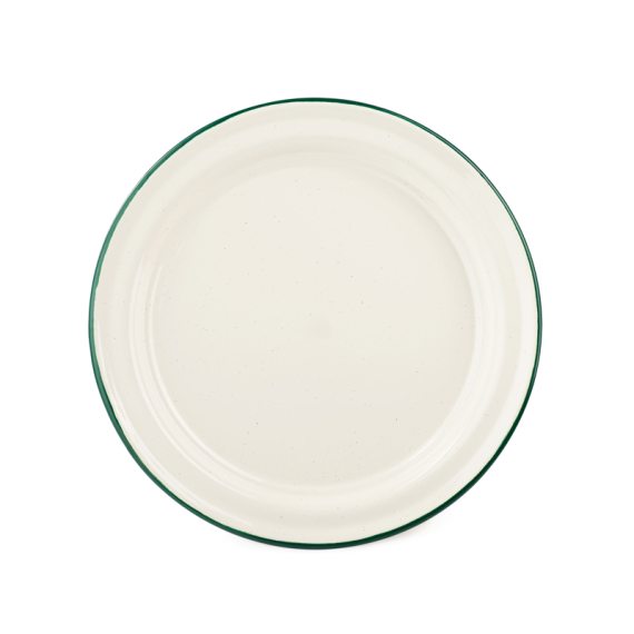 GSI Outdoors Deluce Enamalware Plate Cream i gruppen Outdoor / Friluftskök & Redskap / Tallrikar & Skålar / Tallrikar hos Fishline (08326)