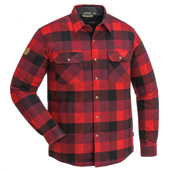 Pinewood Canada Classic 2.0 Shirt Red/Black i gruppen Kläder & Skor / Kläder / Skjortor hos Fishline (1-50000518006r)