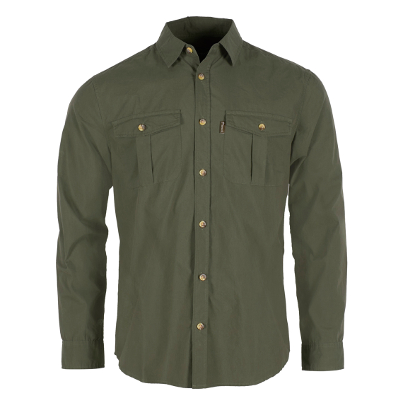 Pinewood Safari L/S Shirt Moss Green i gruppen Kläder & Skor / Kläder / Skjortor hos Fishline (1-51280135005r)