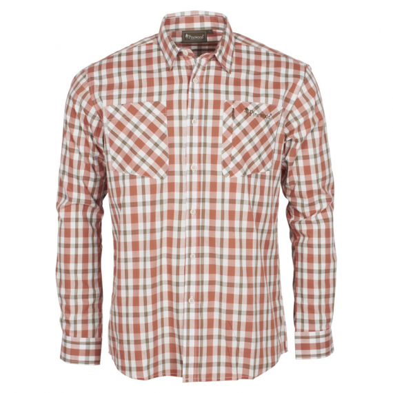 Pinewood Glenn Shirt Terracotta/Brown i gruppen Kläder & Skor / Kläder / Skjortor hos Fishline (1-53370809006r)