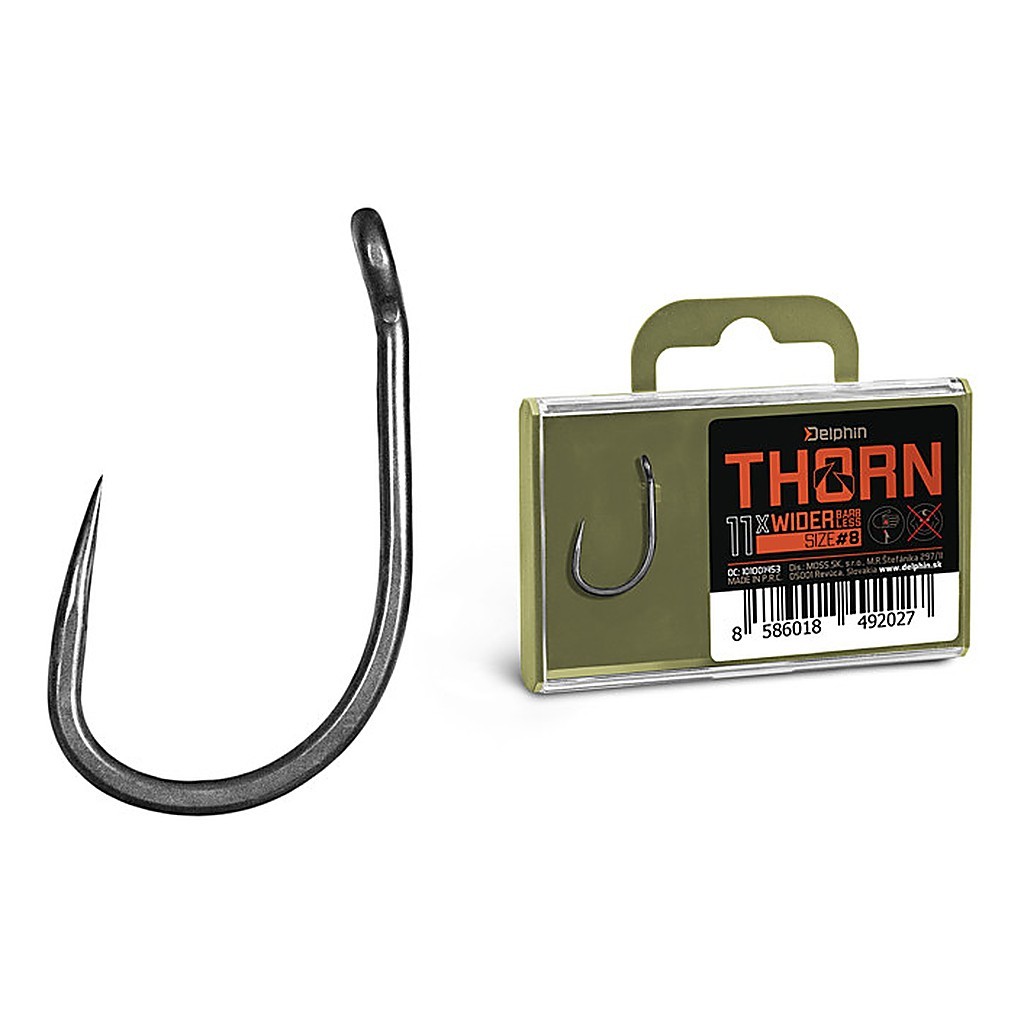 Delphin Thorn Wider Barbless 11x i gruppen Krok & Småplock / Krok / Specimenkrok hos Fishline (101001451r)