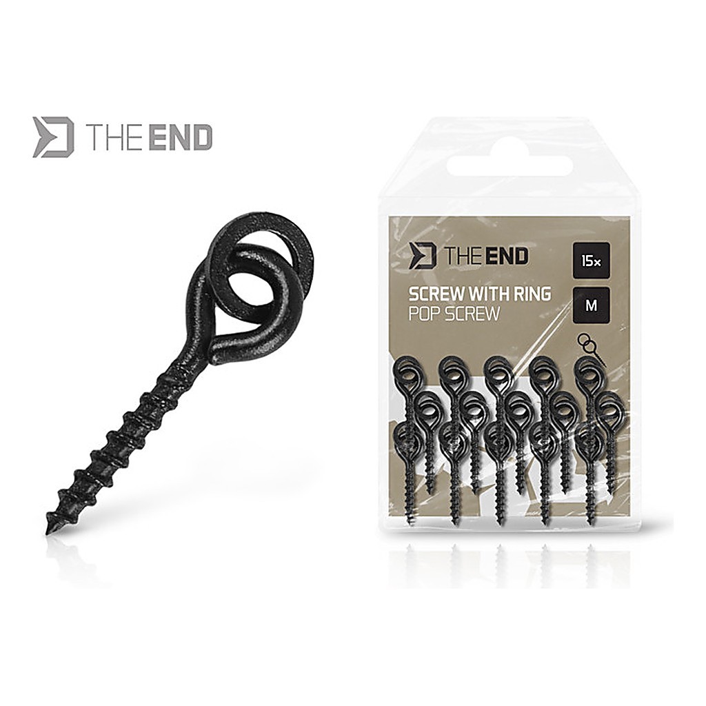 Delphin Pop Screw with Ring 15-pack i gruppen Krok & Småplock / Riggtillbehör / Övriga Riggtillbehör hos Fishline (101005865r)