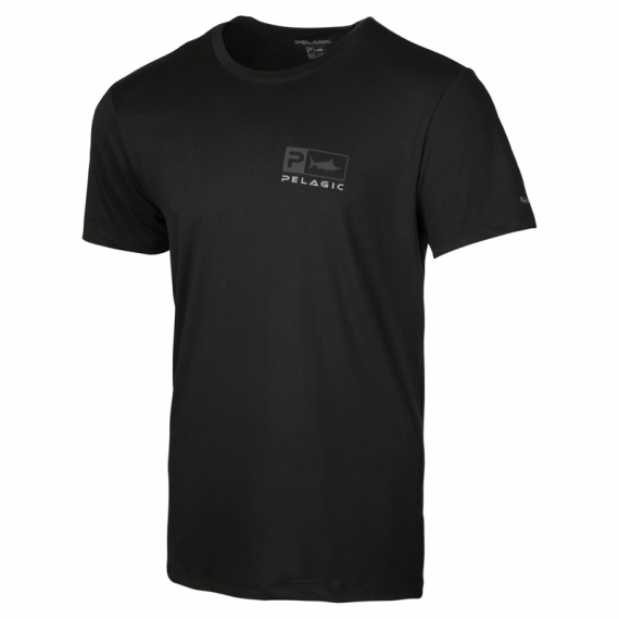 Pelagic Icon Premium UV Tee Black i gruppen Kläder & Skor / Kläder / T-shirts hos Fishline (1014213000BLK-Lr)
