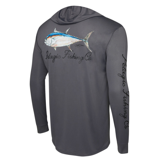 Pelagic AquaTek Hooded - Goione BFT GRA i gruppen Kläder & Skor / Kläder / Tröjor / Hoodies hos Fishline (1015243005-GRA-Sr)