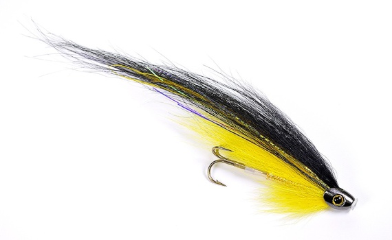 ScullRay - Black & Yellow i gruppen Fiskedrag / Flugor / Laxflugor hos Fishline (101883GLr)