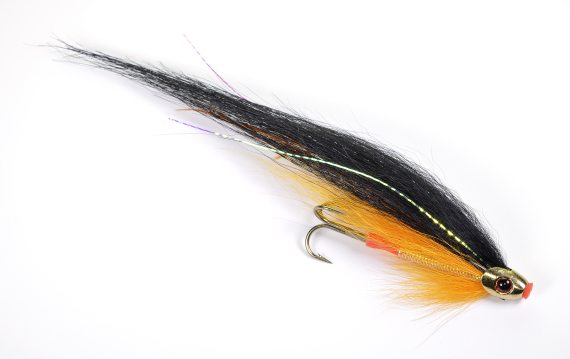 Scullray - Black & Orange - 6cm i gruppen Fiskedrag / Flugor / Tubflugor hos Fishline (101885GL)