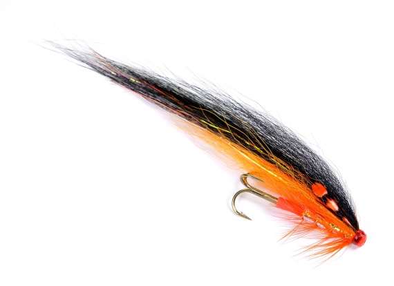 Orange Posh Sunray 12cm i gruppen Fiskedrag / Flugor / Laxflugor hos Fishline (101891GL)