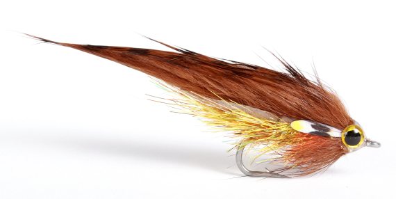 Midi Zonker Golden Brown - 6cm i gruppen Fiskedrag / Flugor / Streamers hos Fishline (101981GL)