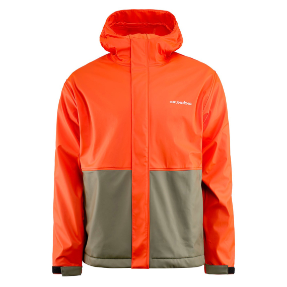 Grundéns Neptune Thermo Jacket Orange/Olive i gruppen Kläder & Skor / Kläder / Jackor / Regnjackor hos Fishline (10211-811-0013r)