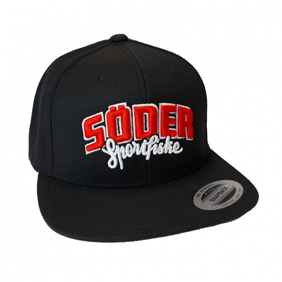 Söder Sportfiske Snapback Black - Original Logo i gruppen Kläder & Skor / Kepsar & Huvudbonader / Kepsar / Snapbackkepsar hos Fishline (103545674878-OL)