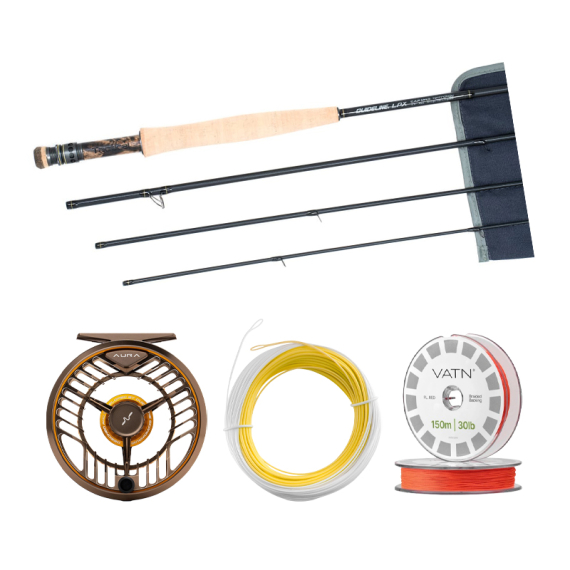 Guideline LPX Tactial Dry Fly Taper+ Flugset - 9\' #4 i gruppen Fiskeset / Flugfiskeset / Flugfiskeset Enhands hos Fishline (106476GL2026DRYFLY)