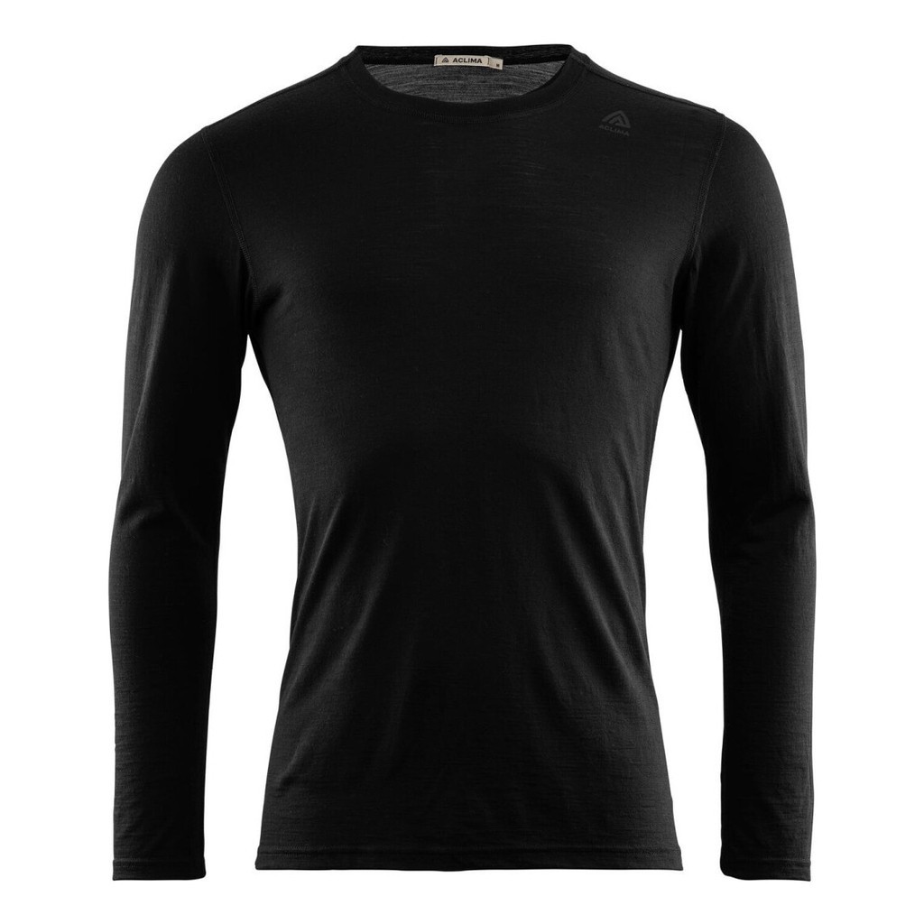 Aclima LightWool Undershirt Long Sleeve Jet Black i gruppen Kläder & Skor / Kläder / Underställ & Underkläder / Underställströjor hos Fishline (106740r)