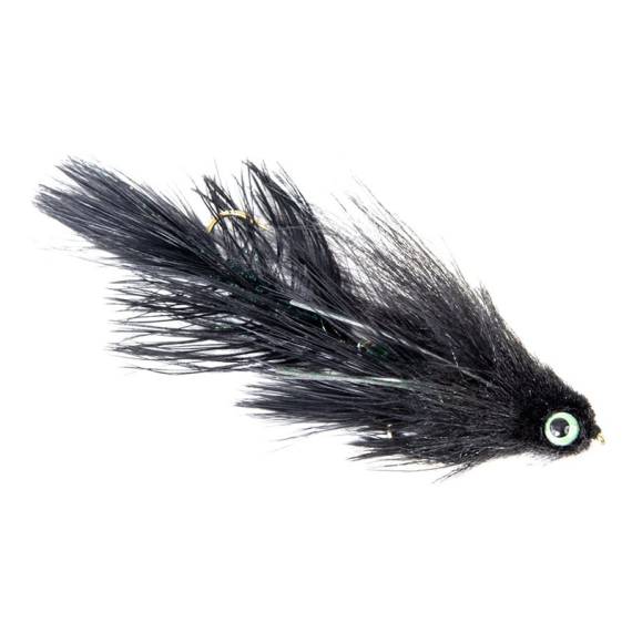 Guideline Double Gonga Black #4/4 i gruppen Fiskedrag / Flugor / Streamers hos Fishline (107321GL)
