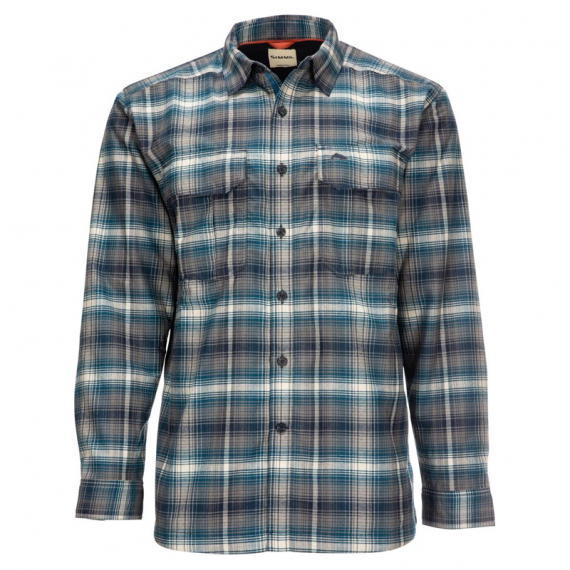 Simms Coldweather Shirt Atlantis Steel Plaid M i gruppen Kläder & Skor / Kläder / Skjortor hos Fishline (10777-197-30)