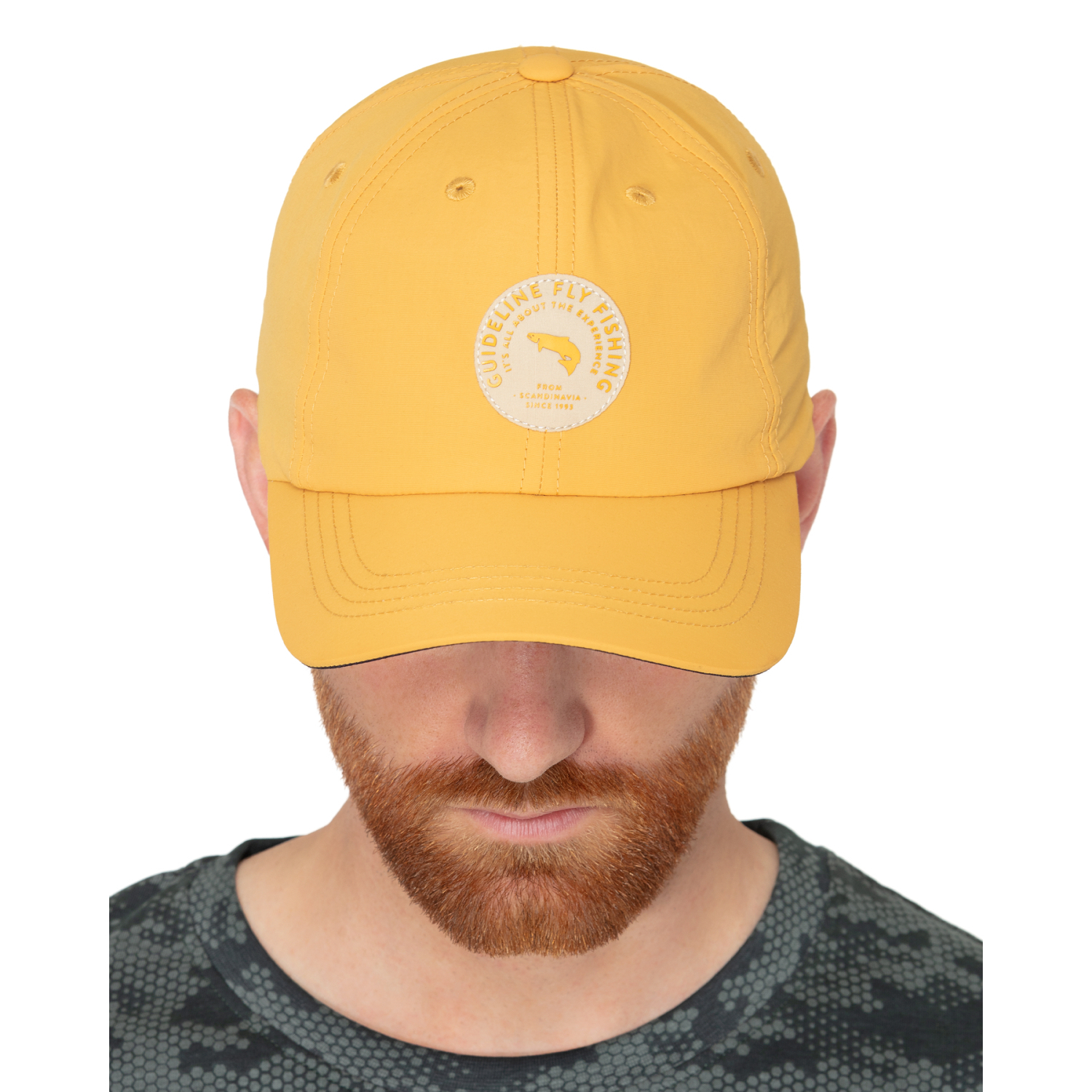 Guideline Badge Cap - Old Gold i gruppen Kläder & Skor / Kepsar & Huvudbonader / Mössor hos Fishline (108135GL)
