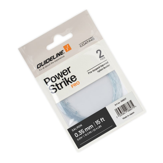 Guideline Salmon Leader 15\' 2-pack i gruppen Krok & Småplock / Tafsar & Tafsmaterial / Färdiga Tafsar / Taperade Flugfisketafsar hos Fishline (108827GLr)