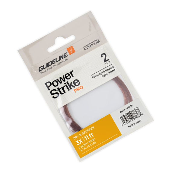 Guideline Dry & Dropper Leader 11\' 2-Pack i gruppen Krok & Småplock / Tafsar & Tafsmaterial / Färdiga Tafsar / Taperade Flugfisketafsar hos Fishline (108836GLr)