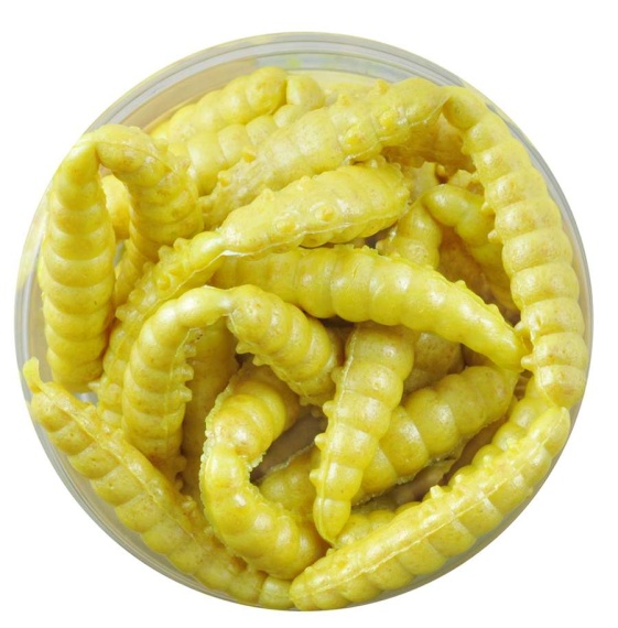 Berkley Powerbait Honey Worms Yellow i gruppen Fiskedrag / Gulp & Powerbait hos Fishline (1089418)