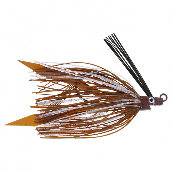 Pig Digger Swim Jig 15g - Motoroil Pepper i gruppen Fiskedrag / Jigs hos Fishline (11-SD15-MOP)