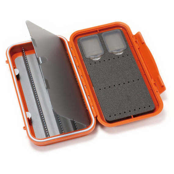 C&F Large 3-Row WP Tube Fly Case w 4 Comp (CF-3404V) Burnt Orange i gruppen Förvaring / Boxar & Lådor / Flugaskar hos Fishline (1100215)
