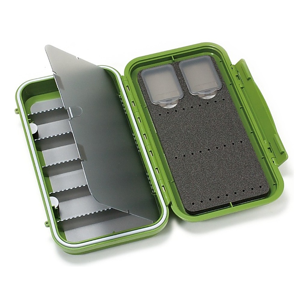 C&F Design Large 3-Row WP Tube Fly Case w 6 Comp (CF-3406H) Olive i gruppen Förvaring / Boxar & Lådor / Flugaskar hos Fishline (1100220)
