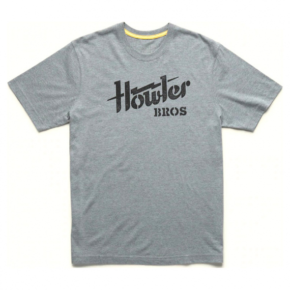 Howler T-Shirt Holwer Electric Stencil Grey Heather i gruppen Kläder & Skor / Kläder / T-shirts hos Fishline (110922S-GRE-Mr)