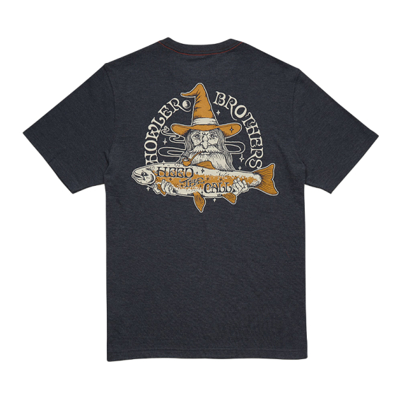 Howler Bros River Wizard T-Shirt Navy Heather i gruppen Kläder & Skor / Kläder / T-shirts hos Fishline (110926S-RIV-Sr)