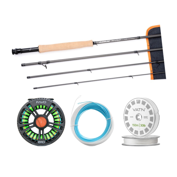 Guideline Rivolt Coastal+ Flugset - 9\' #7 i gruppen Fiskeset / Flugfiskeset / Flugfiskeset Enhands hos Fishline (111164GL2026COASTAL)