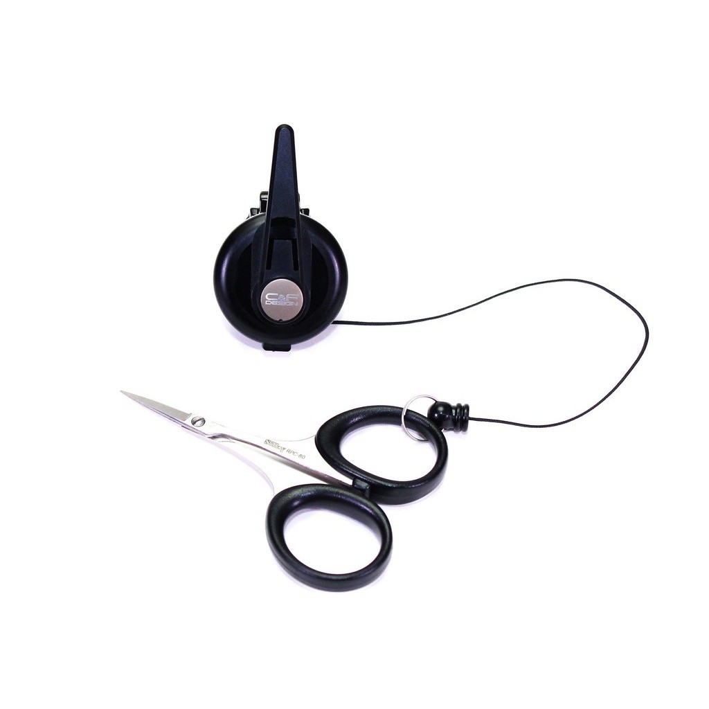 C&F Flex Pin-On Reel/Scissors (CFA-72WS) i gruppen Verktyg & Tillbehör / Pin-On-Reels hos Fishline (1120178)