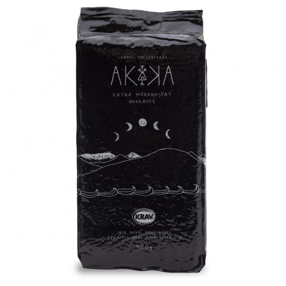 Lemmel Akka Organic/Krav Extra Dark Roast 400g i gruppen Outdoor / Friluftsmat / Kaffe hos Fishline (11325141)