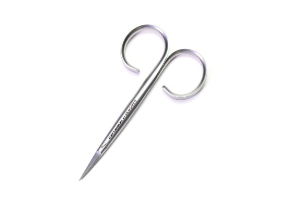 C&F Tying Scissors Curved (TS-1) i gruppen Verktyg & Tillbehör / Tänger & Saxar / Linklippare & Saxar hos Fishline (1140119)