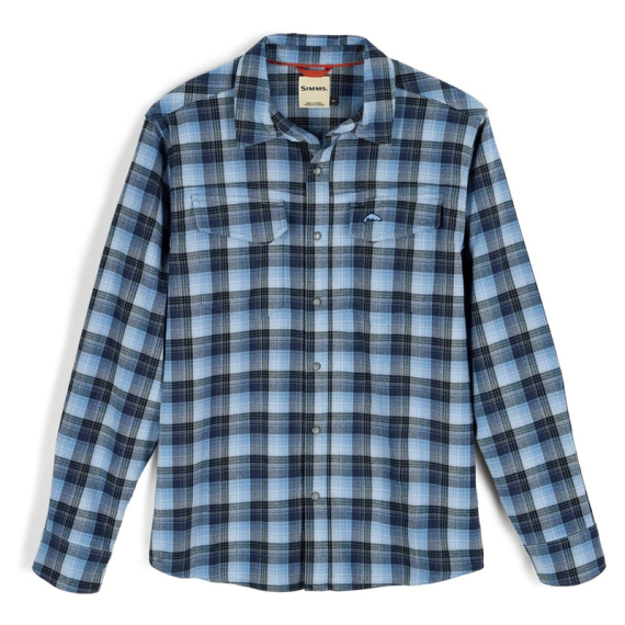 Simms Gallatin Flannel Shirt Kennebec Pld Steel Blue i gruppen Kläder & Skor / Kläder / Skjortor hos Fishline (11896-1354-20r)