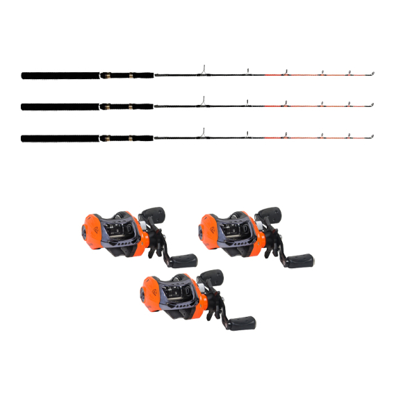 Fladen Maxximus Predator Ice Medium 140cm & Warbird Combo 3-Pack i gruppen Fiskeset / Ismeteset hos Fishline (12-84140-1MWARBIRDSET3PCS)