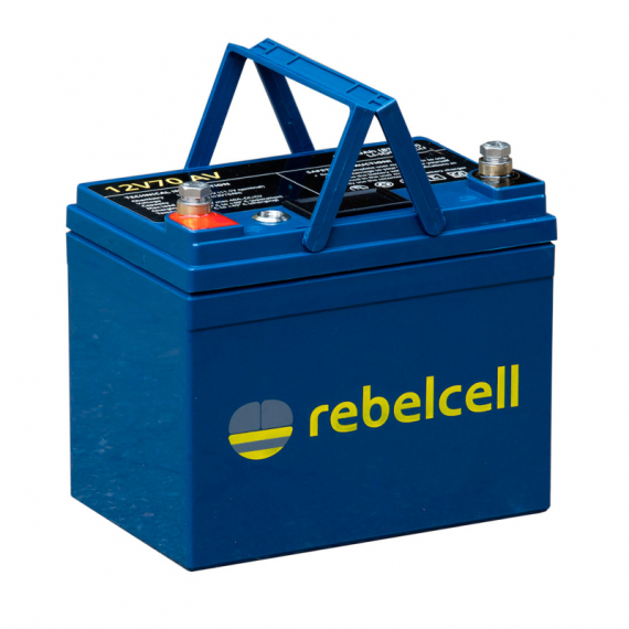 Rebelcell 12V70 AV Li-ion Batteri 836WH i gruppen Marinelektronik & Båt / Marinbatterier & Laddare / Marinbatterier / Litiumbatterier hos Fishline (12070AVREUA)