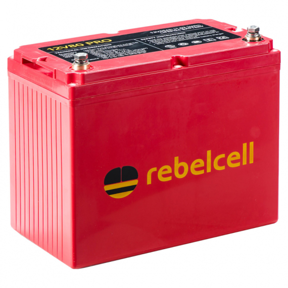Rebelcell 12V80 Pro LifePo4 (1,01 kWh) i gruppen Marinelektronik & Båt / Marinbatterier & Laddare / Marinbatterier / Litiumbatterier hos Fishline (12080RELIBTA)
