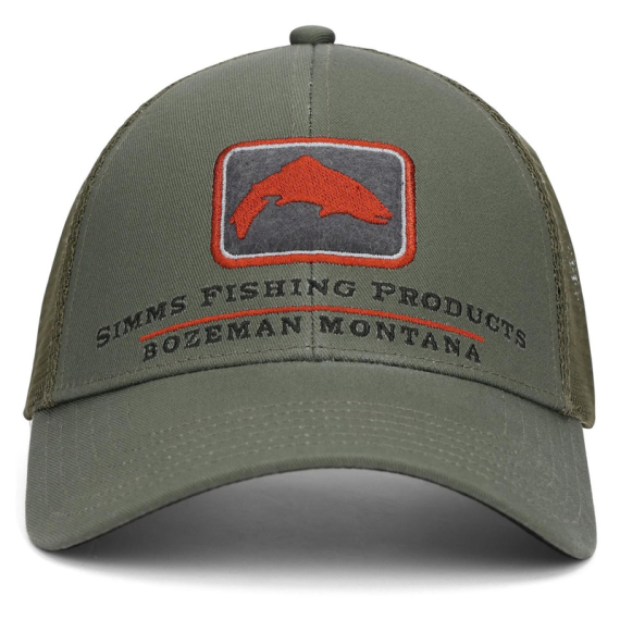 Simms Trout Icon Trucker Smokey Olive i gruppen Kläder & Skor / Kepsar & Huvudbonader / Kepsar hos Fishline (12226-1068-00)