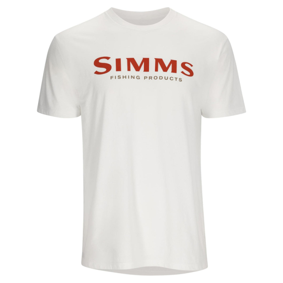 Simms Logo T-shirt White i gruppen Kläder & Skor / Kläder / T-shirts hos Fishline (12803-100-20r)