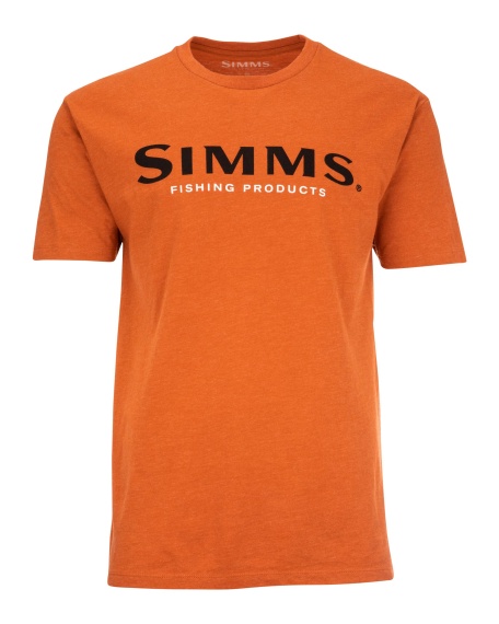 Simms Logo T-Shirt Adobe Heather i gruppen Kläder & Skor / Kläder / T-shirts hos Fishline (12803-799-20r)